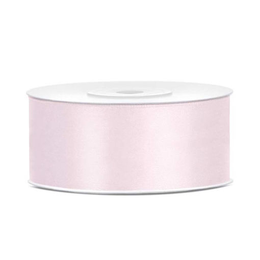 Picture of SATIN RIBBON PASTEL PINK 25MM PER METRE